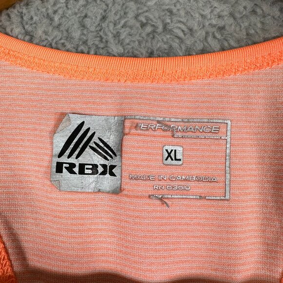 RBX Performance Sport Tank with Built-in Bra Activewear Size XL - Picture 6 of 10